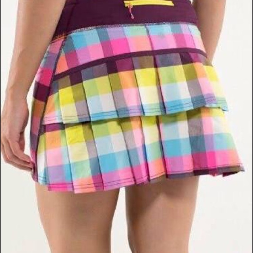 Rare Lululemon plaid skirt